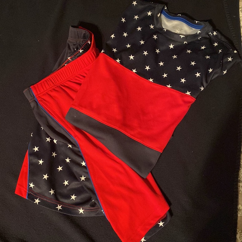 🇺🇸🇺🇸 Boys Americana shirt and shorts set 🇺🇸🇺🇸